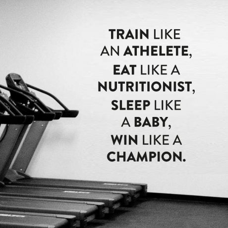 Gym motivarional quote wall decal home gym room decor home gym inspirational quote vinyl wall sticker | Huetion