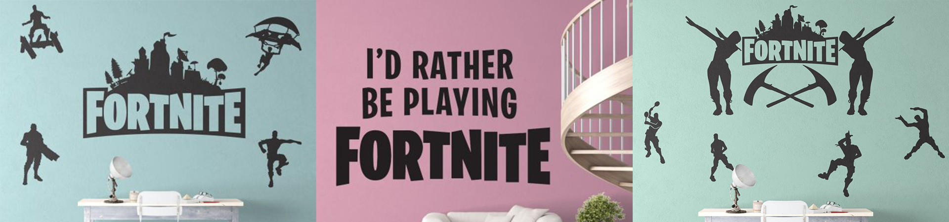 Buy fortnite wall art wall stickers uk | Huetion