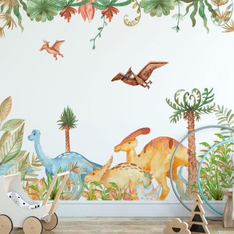 Dinosaur wall stickers for kids room | Huetion