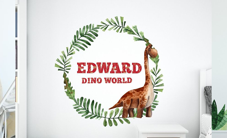 How to apply wall decals | Huetion