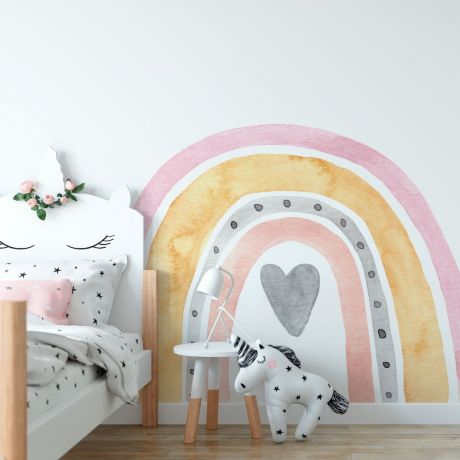 Rainbow stickers for kids room decor nursery wall decals rainbow wall decals | Huetion