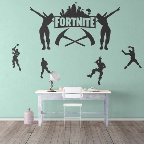 Fortnite wall sticker | Huetion