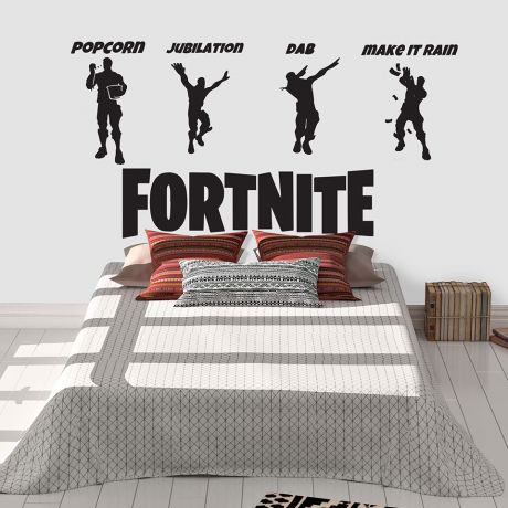 Shadow moves dance fortnite vinyl wall sticker | Huetion