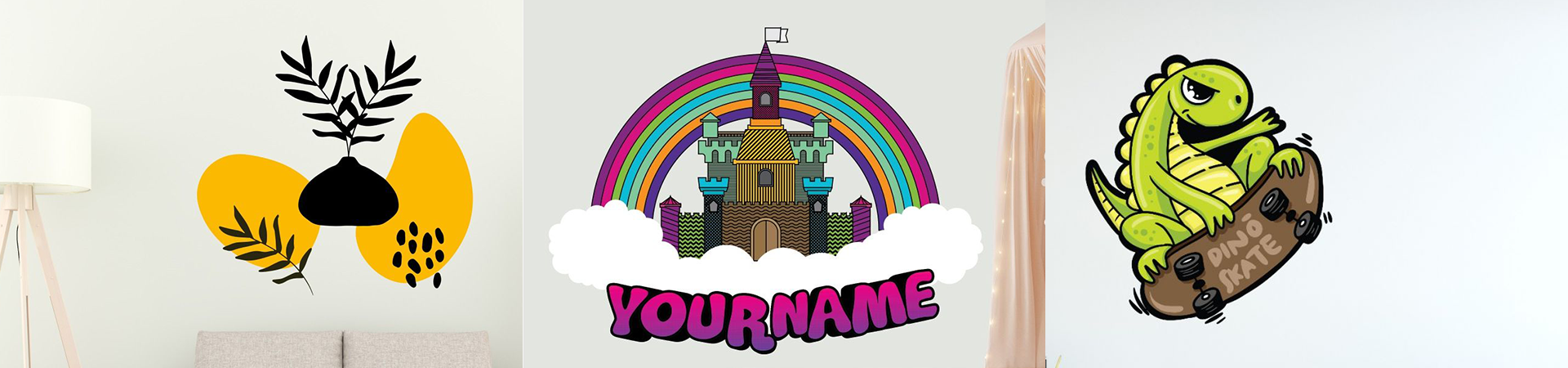 Why use wall stickers instead of wallpapers | Huetion