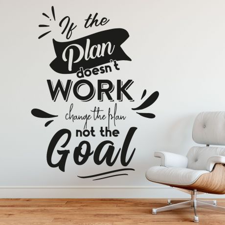 Workplace motivational quote vinyl wall sticker motivational wall art for office | Huetion