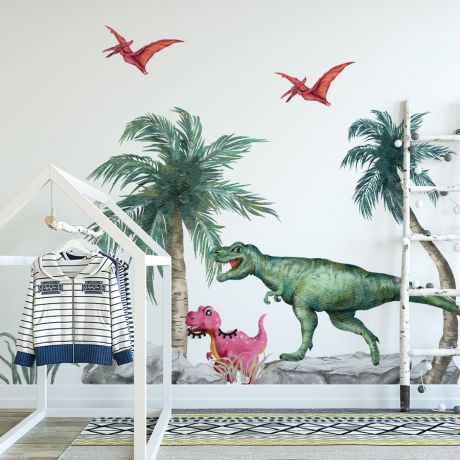 Jurassic park peel stick wall stickers | Huetion