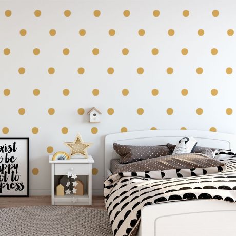 Set of 60 boho sun wall decal shapes wall decor boho wall art | Huetion