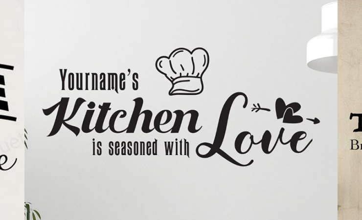 Kitchen Wall Decals | Huetion