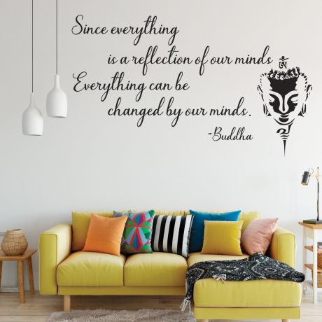 Buddha wall art for wall decal buddha statue art | Huetion