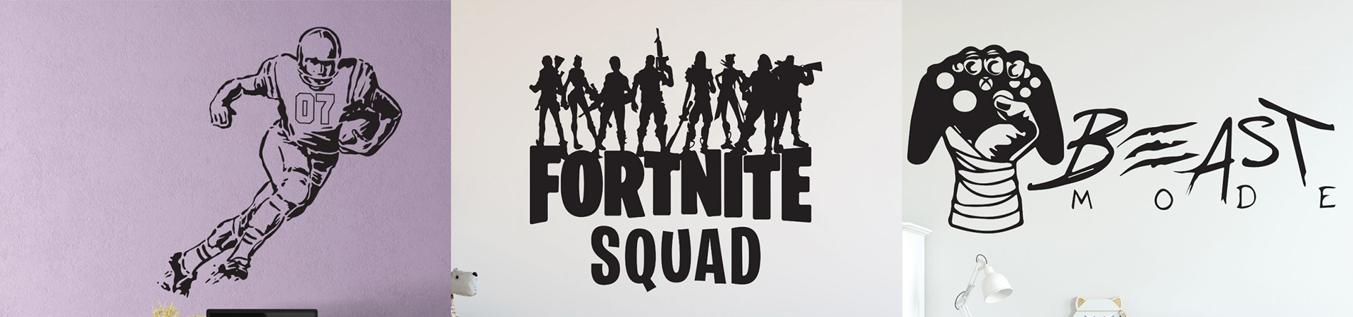 Gaming Wall Decals | Huetion