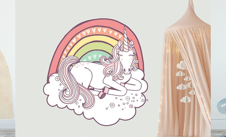 Nursery Wall Decals | Huetion