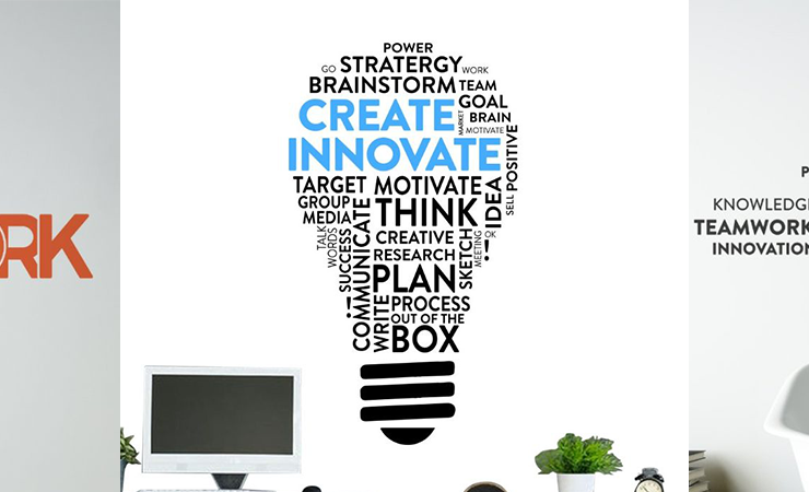 Office Wall Decals | Huetion