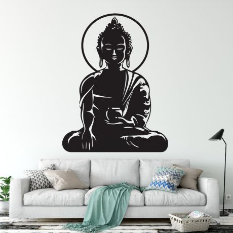 Wall decal buddha wall art | Huetion