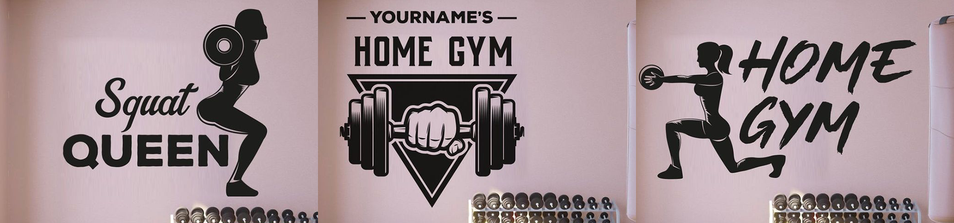 Home Gym Wall Decals | Huetion