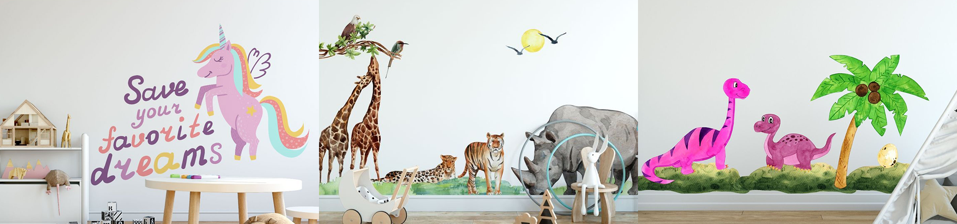 Nursery Wall Stickers | Huetion