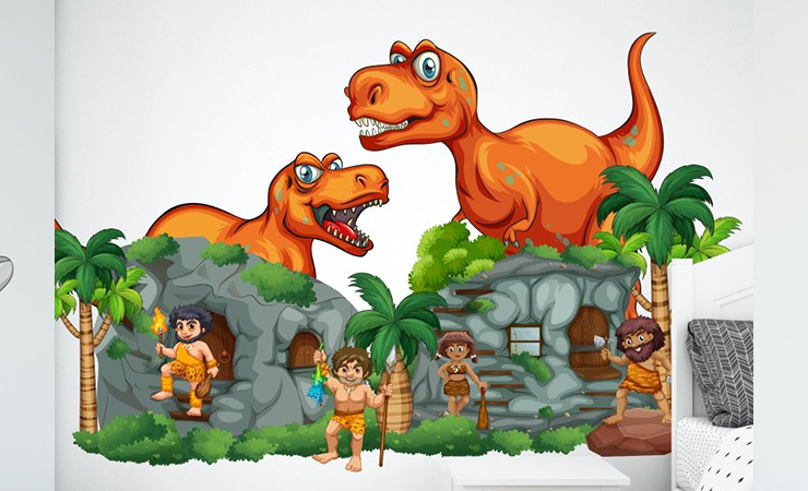 Dinosaur Wall Decals | Huetion