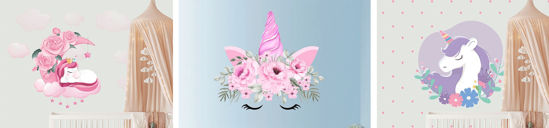 Unicorn Wall Decal | Huetion