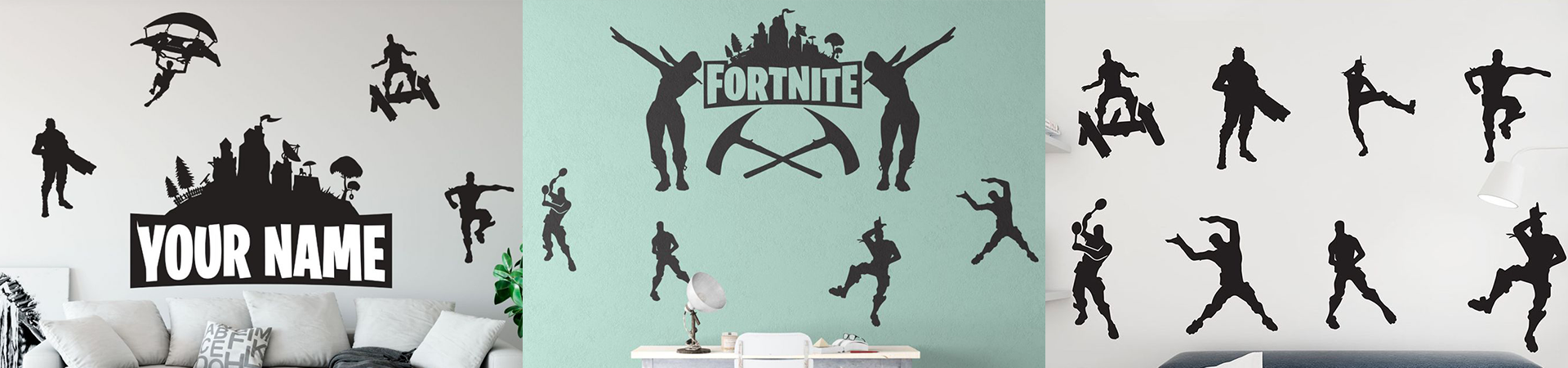 Fortnite Wall Decal | Huetion
