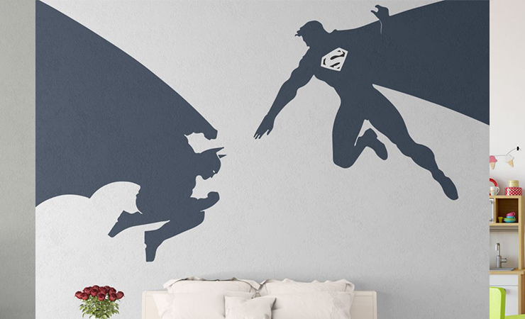Superhero Wall Decals | Huetion
