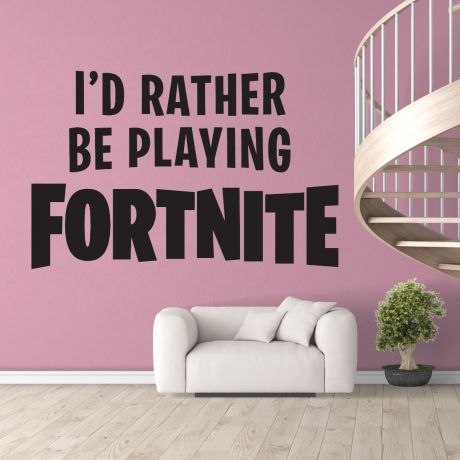 Fortnite gaming wall decor vinyl sticker | Huetion