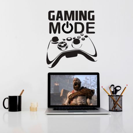 Gaming mode wall decal sticker | Huetion