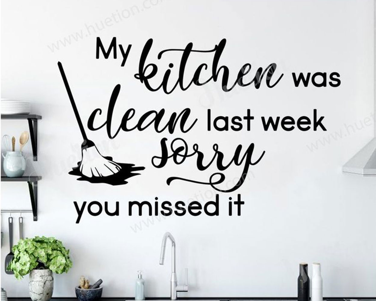 Kitchen Quotes Wall Stickers | Huetion