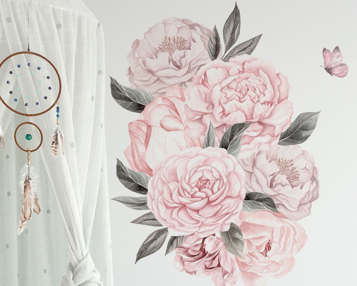 Floral Wall Stickers | Huetion