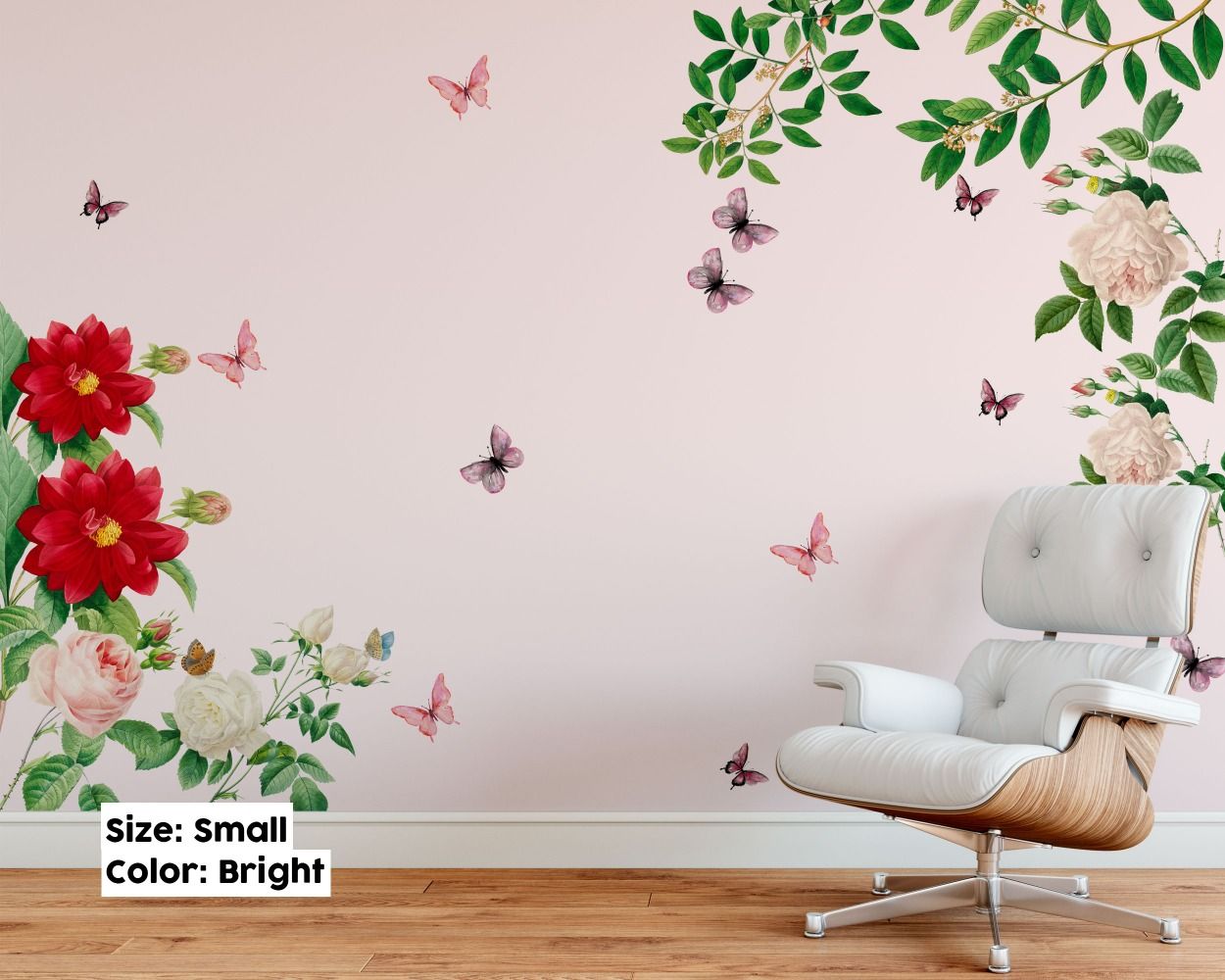 Floral Wall Stickers | Huetion