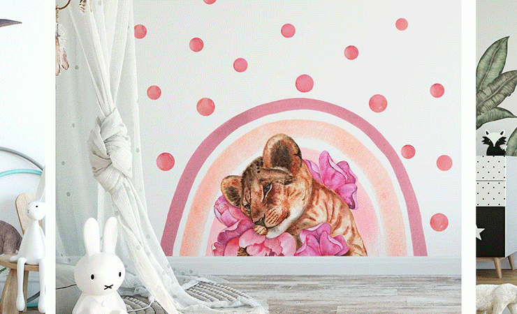 Nursery Wall Stickers | Huetion