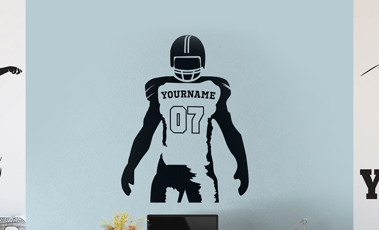 Sports fanatic display your passion with these wall stickers for boys rooms | Huetion