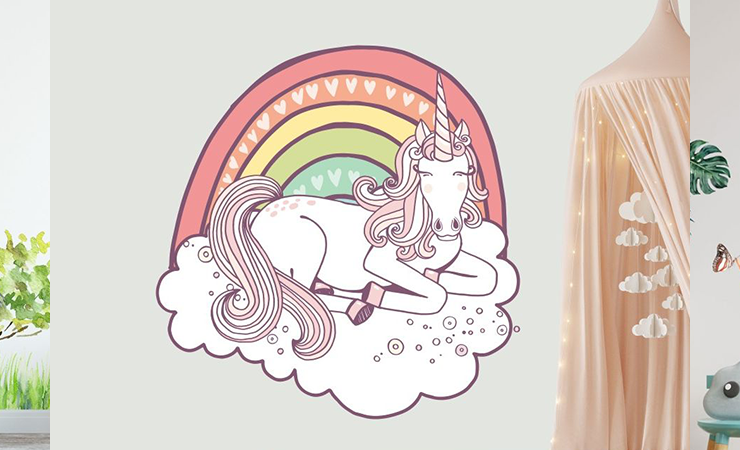 Nursery Wall Decals | Huetion