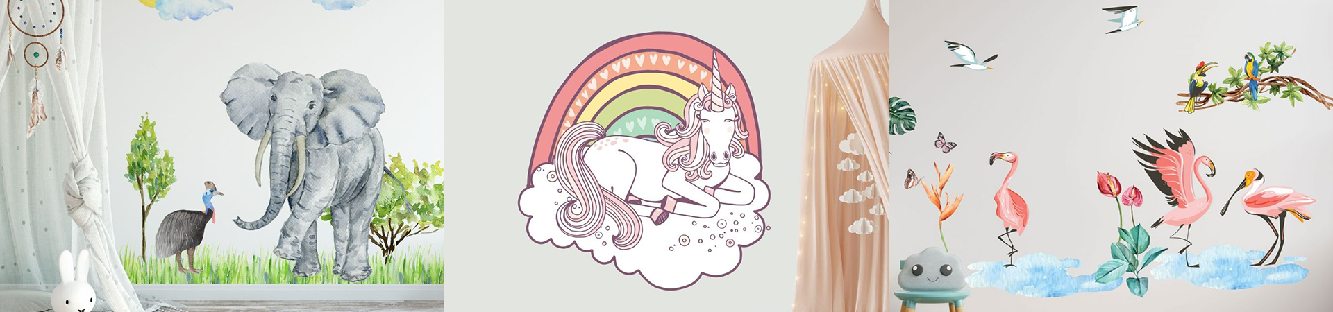 Nursery Wall Decals | Huetion