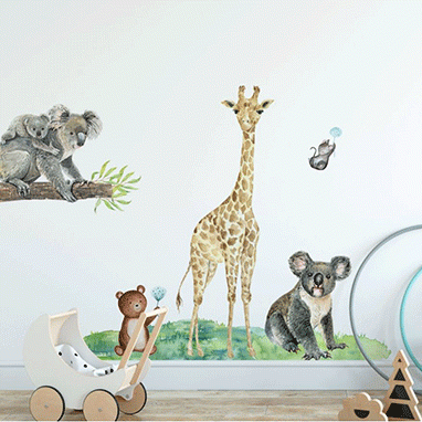 Nursery Wall Stickers | Huetion