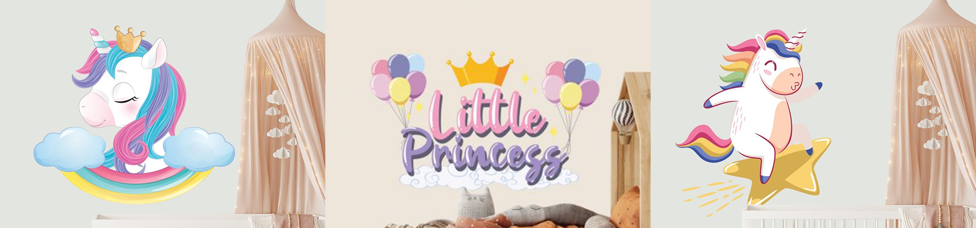 Unicorn Wall Decals | Huetion