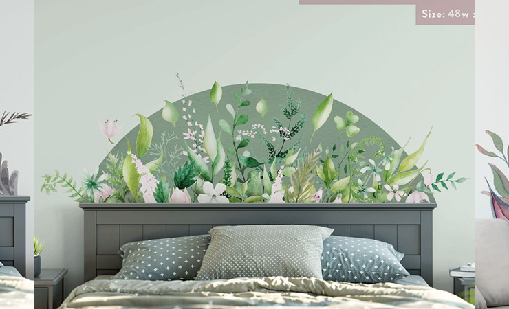 Revamp your space with stylish and modern floral wall stickers | Huetion