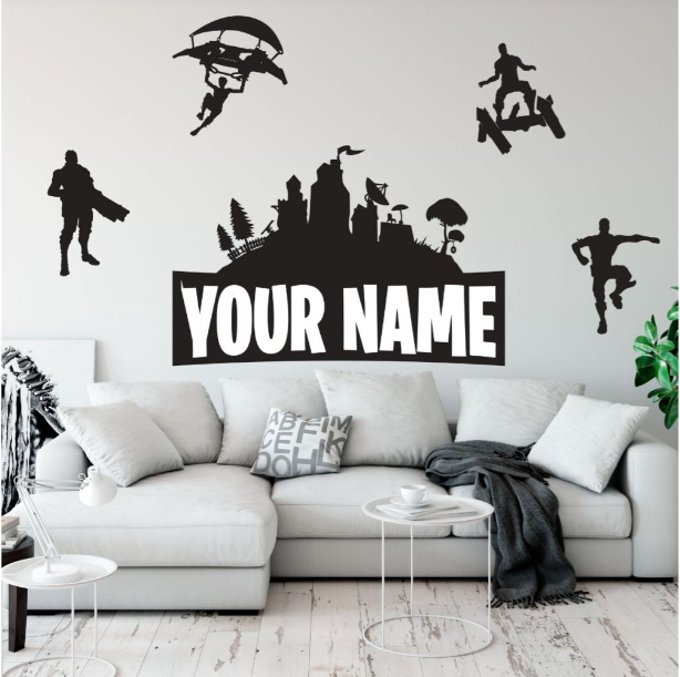 Fortnite vinyl wall sticker | Huetion