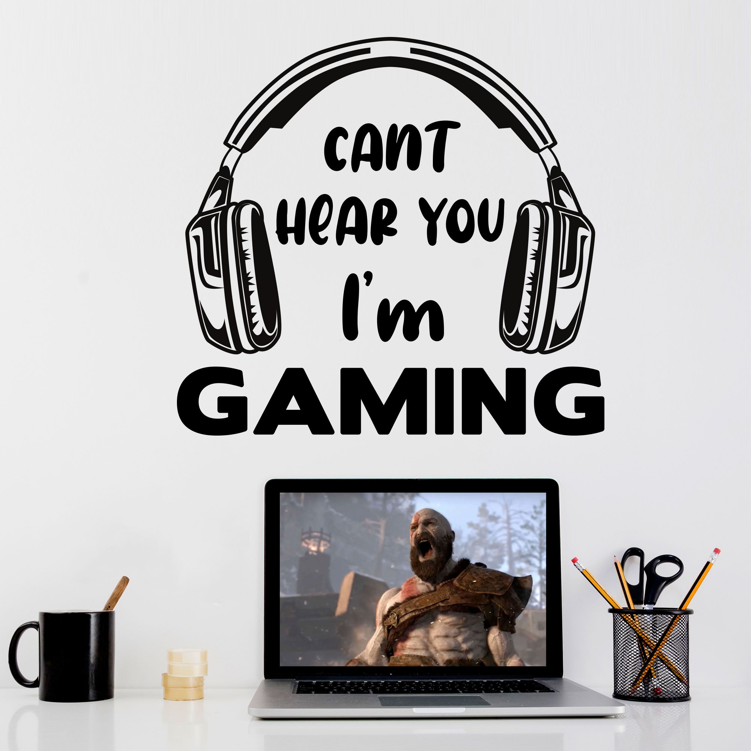 Gaming Wall Sticker | Huetion