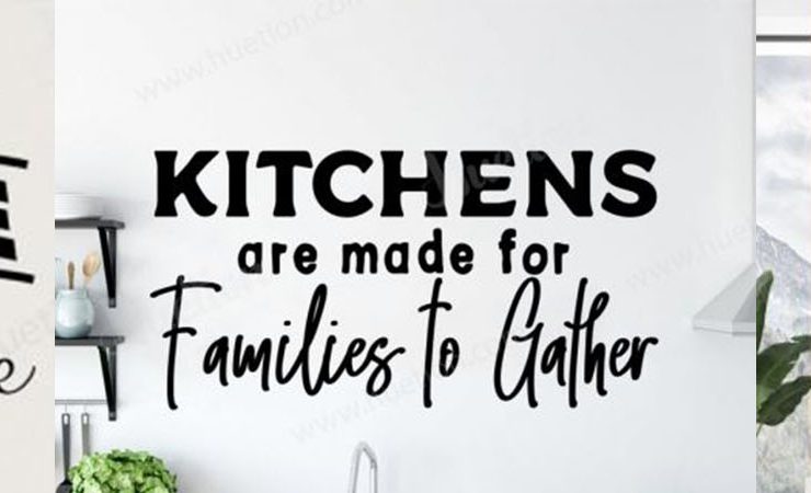 Kitchen Quotes Wall Stickers | Huetion