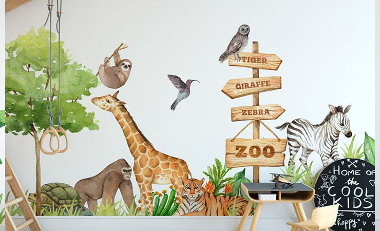Nursery Wall Stickers | Huetion