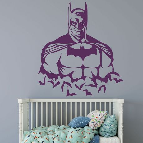 dark night king batman vinyl wall stickers | Huetion