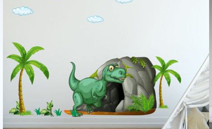 dinosaur wall decal for kids room wall sticker dinosaurs jurassic park.