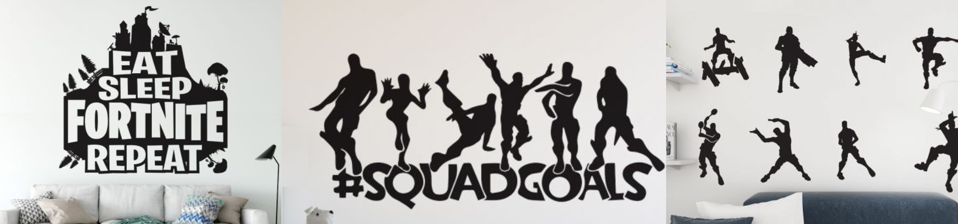 Fortnite wall stickers | Huetion