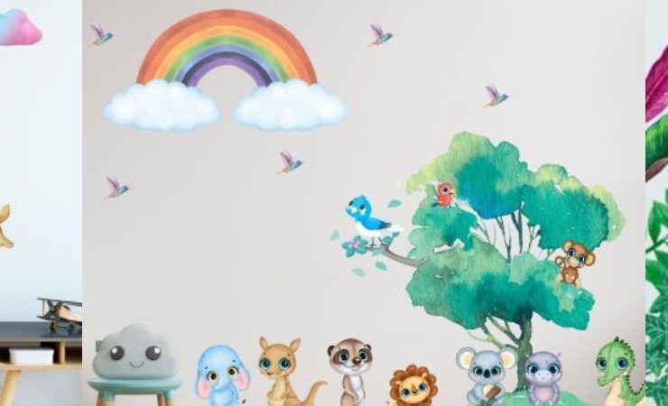Fun Way to Use Kids Room Stickers | Huetion