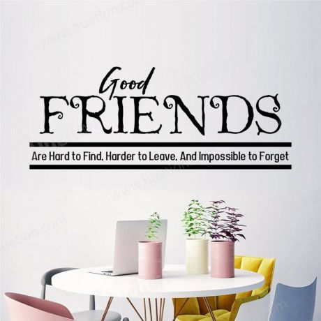 Good Friends Kitchen Wall Decals for Kitchen Wall Stickers | Huetion