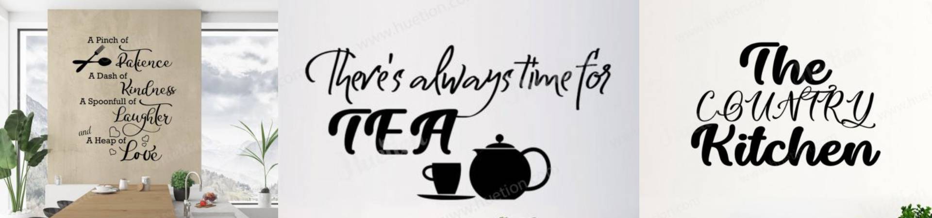 Kitchen Wall Stickers Quotes—Get Your Dream Coffee-Themed Kitchen | Huetion