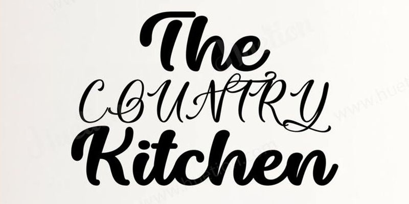 The country kitchen wall art for kitchen wall stickers | Huetion