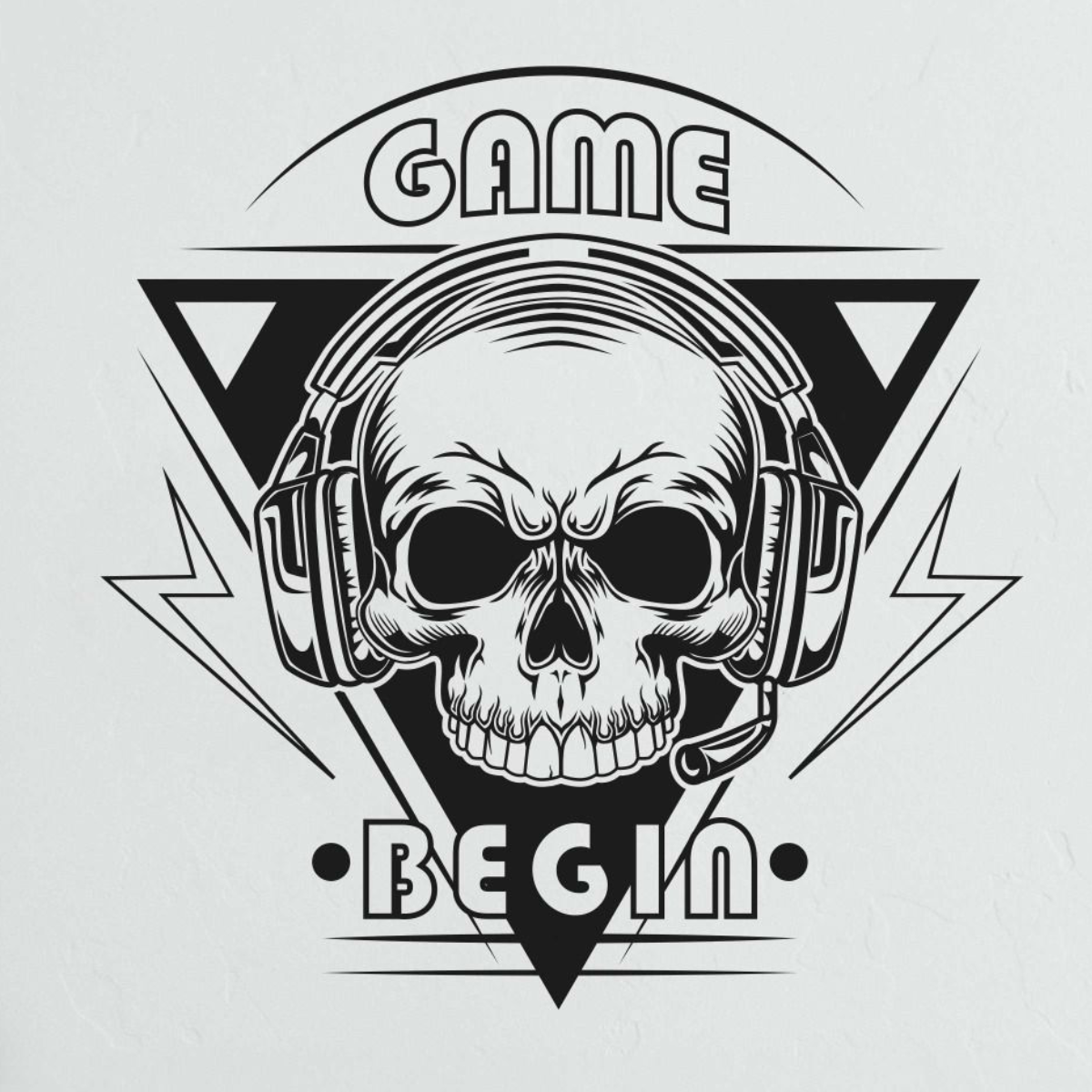 Game Begin Gaming wall stickers