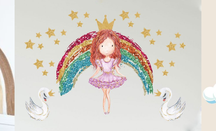 Rainbow Wall Stickers For Children Room Decor