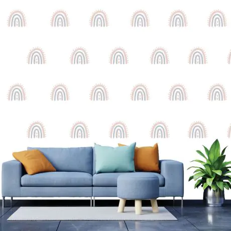 rainbow wall stickers